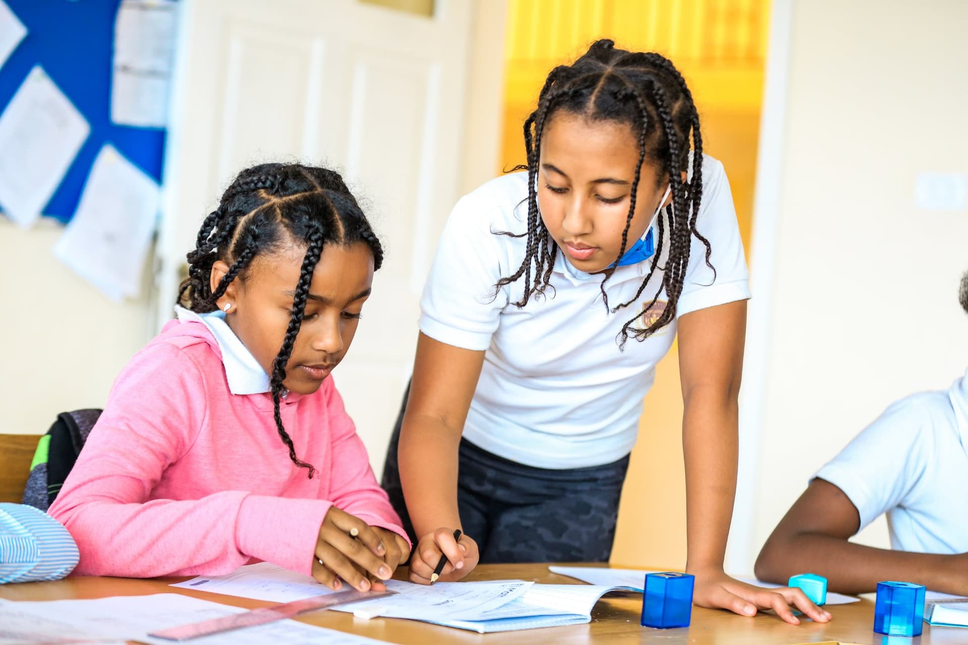 tutor and student illustration